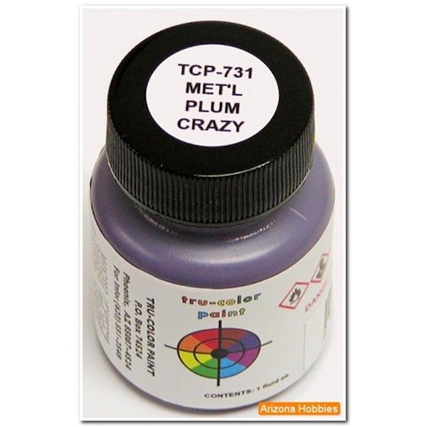 Tru-Color Paint TCP731 1 oz Tru-Color Paint - Metallic Plum Crazy TCP731 - main